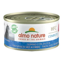 24x Almo Nature HFC Complete Kattenvoer Tonijn - Pompoen