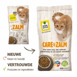 VITALstyle Kattenvoer Care Zalm 5 VITALstyle Kattenvoer Care Zalm -Exporteren Dieren Vreugd Winkel 1006311 3
