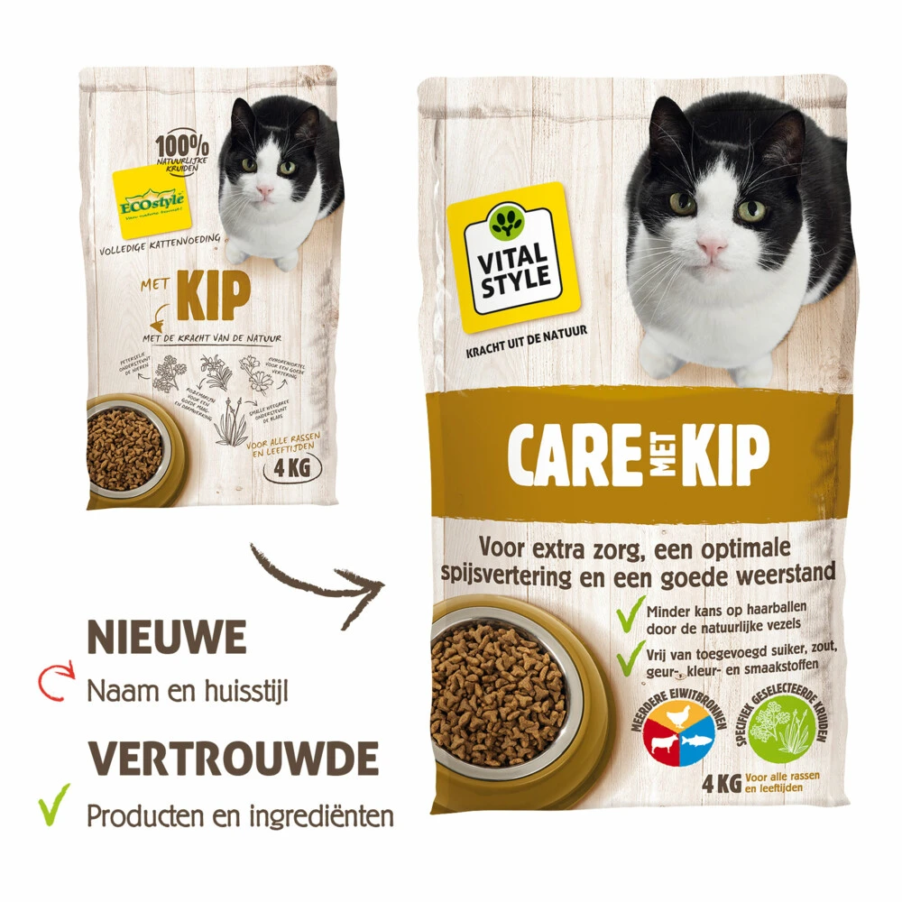 VITALstyle Kattenvoer Care Kip 3 VITALstyle Kattenvoer Care Kip - Afbeelding 3