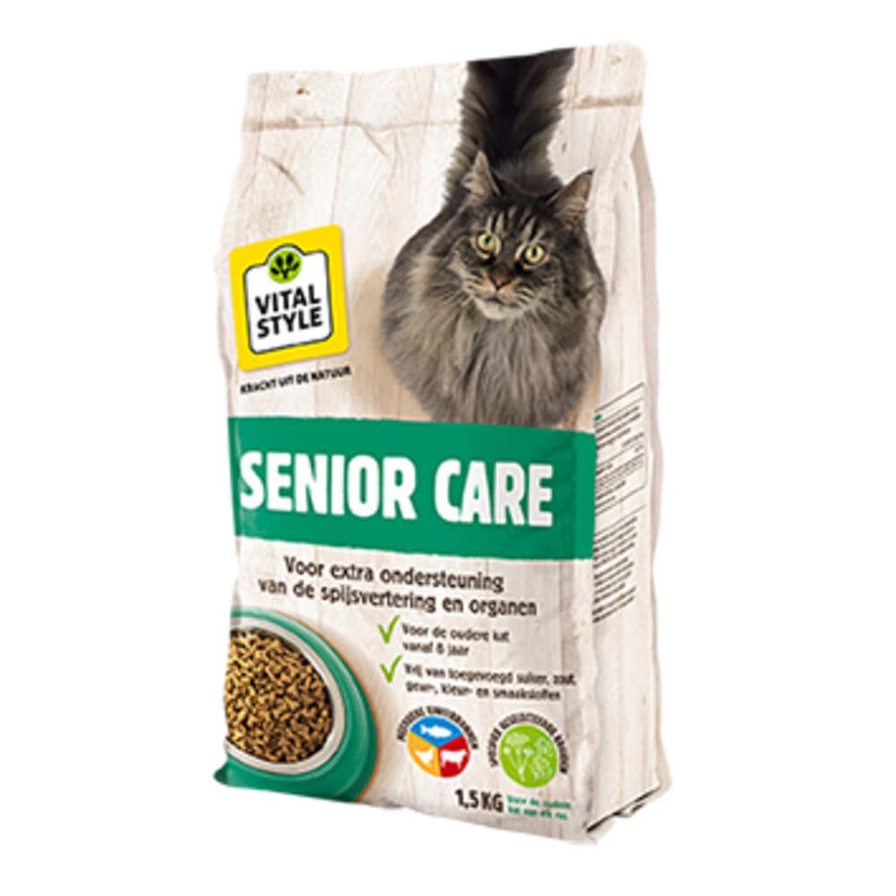 VITALstyle Kattenvoer Care Senior 2 VITALstyle Kattenvoer Care Senior - Afbeelding 2