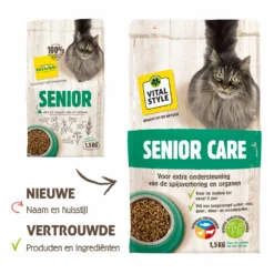 VITALstyle Kattenvoer Care Senior 5 VITALstyle Kattenvoer Care Senior -Exporteren Dieren Vreugd Winkel 1006321 3