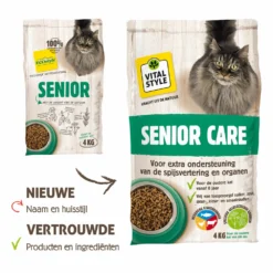 VITALstyle Kattenvoer Care Senior 5 VITALstyle Kattenvoer Care Senior -Exporteren Dieren Vreugd Winkel 1006322 3