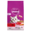 6x Whiskas Droog Adult Rund