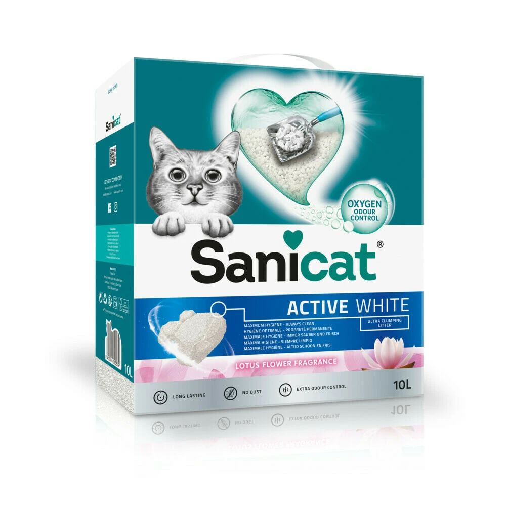 Sanicat Active Wit Lotusbloem 1 Sanicat Active Wit Lotusbloem