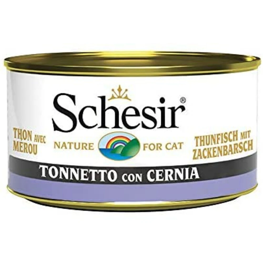 14x Schesir Katten Natvoer Blik Zaagbaars 1 14x Schesir Katten Natvoer Blik Zaagbaars