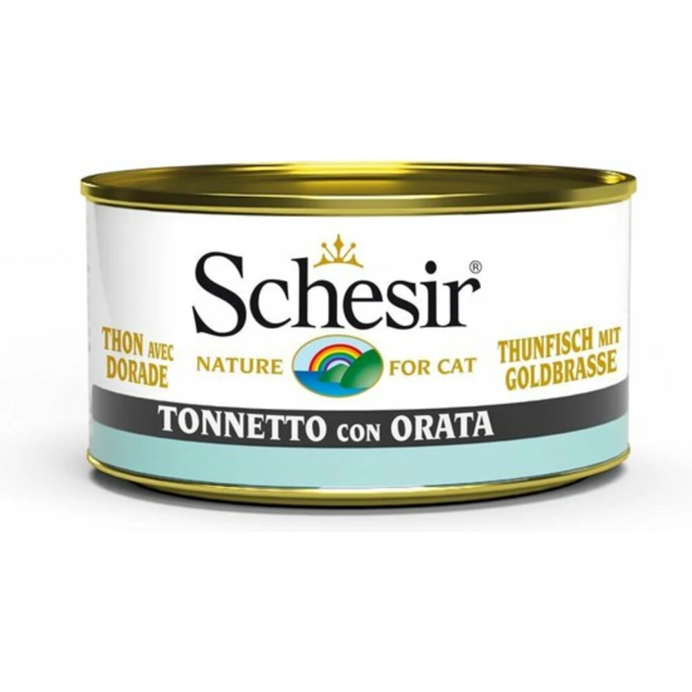 14x Schesir Katten Natvoer Blik Tonijn En Zeebrasem 1 14x Schesir Katten Natvoer Blik Tonijn En Zeebrasem