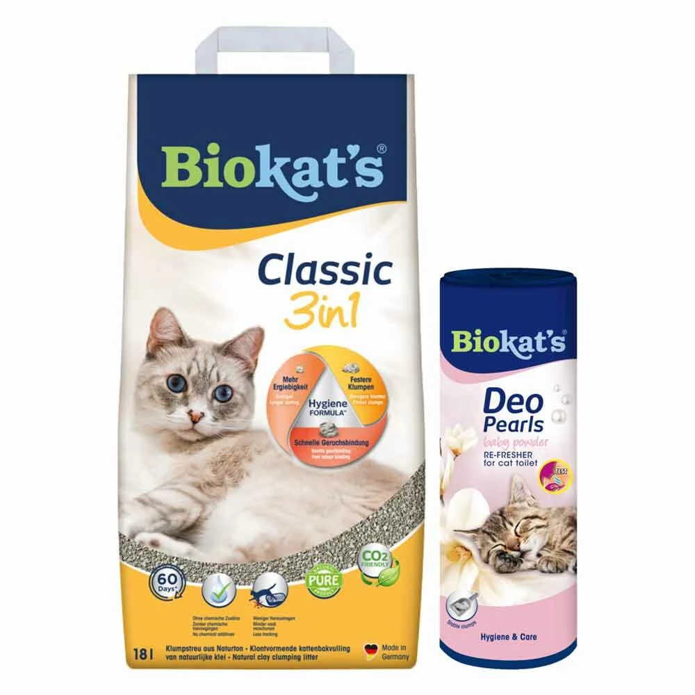 BIOKAT'S Biokatu0027s Classic & Deo Pearls Babypoeder Pakket 1 BIOKAT'S Biokatu0027s Classic & Deo Pearls Babypoeder Pakket