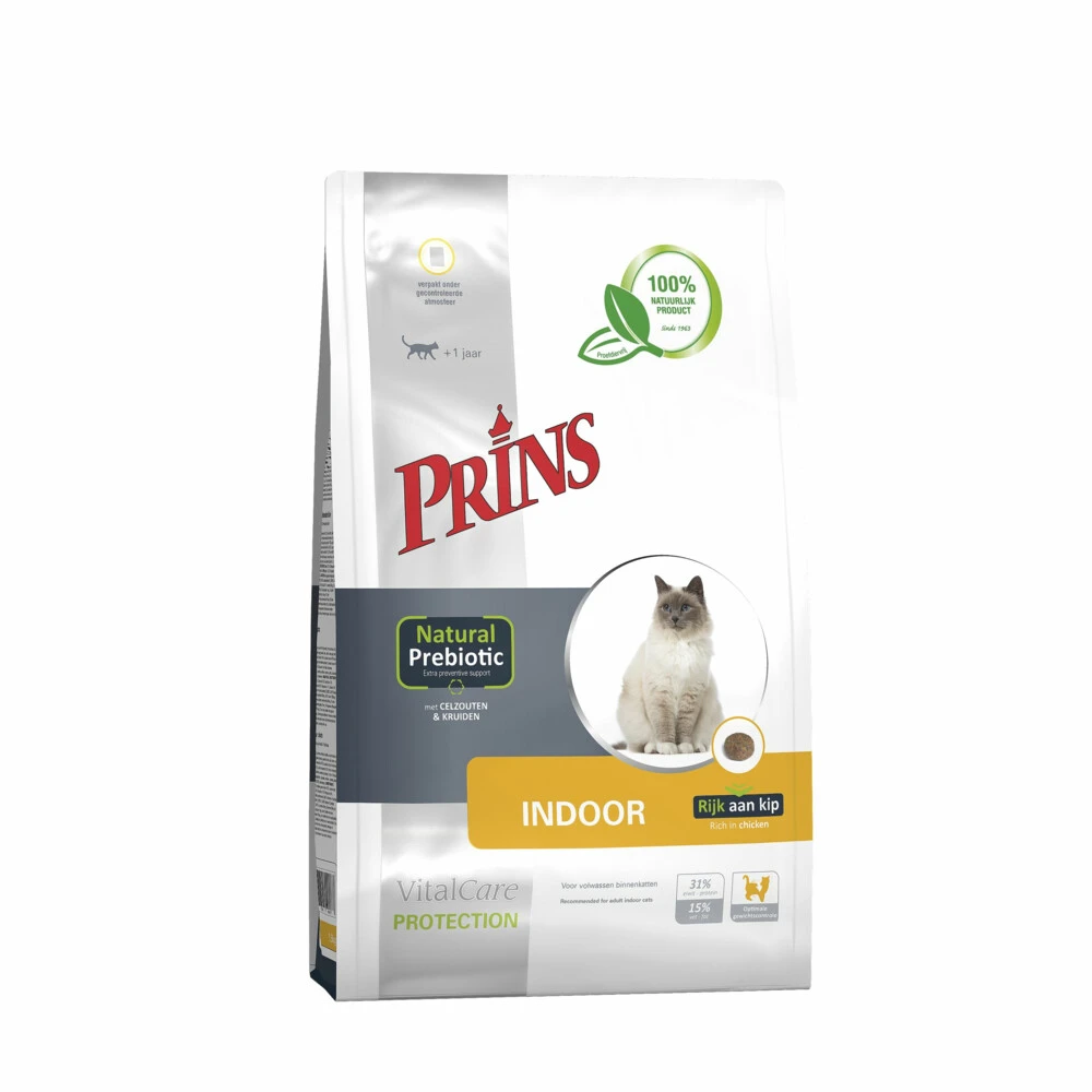 Prins VitalCare Protection Indoor Kattenvoer 1 Prins VitalCare Protection Indoor Kattenvoer