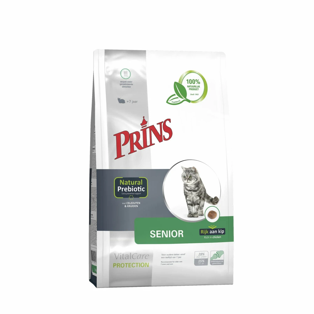 Prins VitalCare Protection Senior Kattenvoer 1 Prins VitalCare Protection Senior Kattenvoer