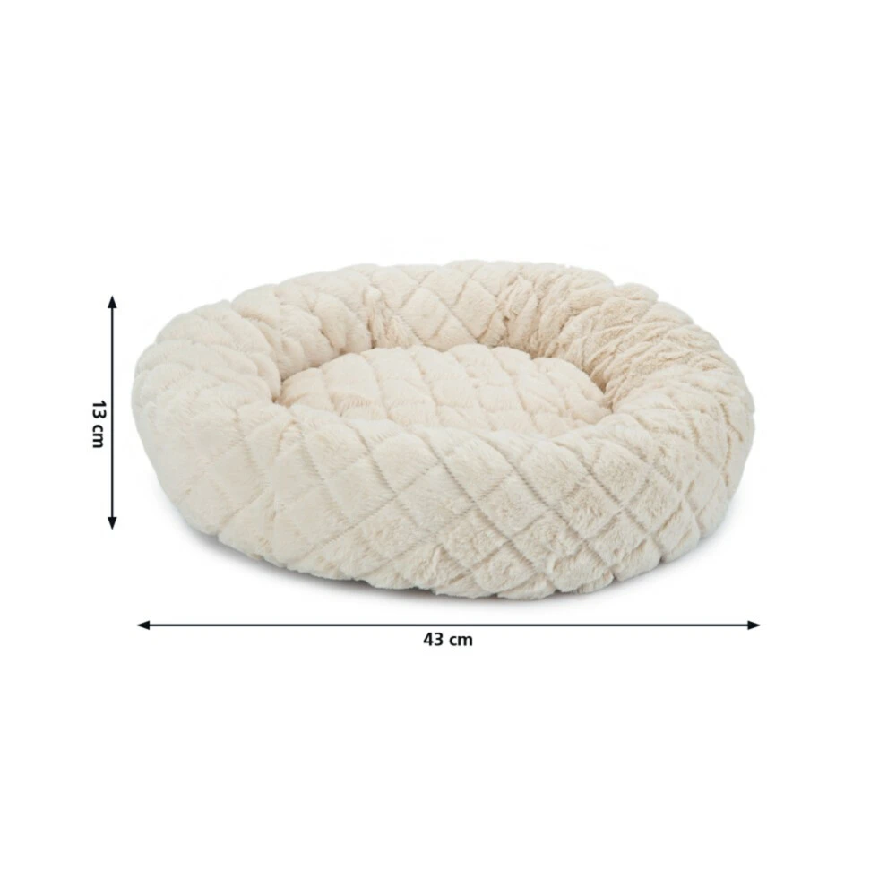 Beeztees Kattenmand Pluche Levisa Beige 2 Beeztees Kattenmand Pluche Levisa Beige - Afbeelding 2