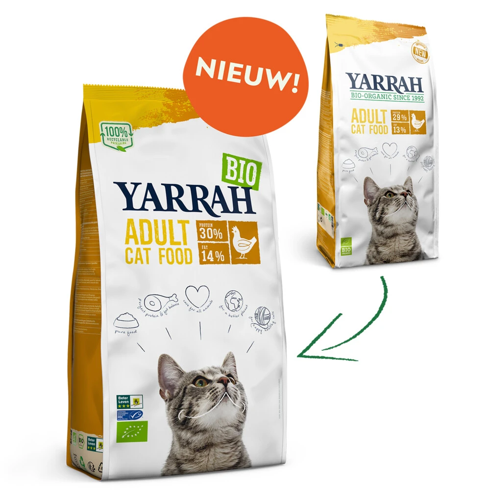 Yarrah Bio Kattenvoer Adult Kip 2 Yarrah Bio Kattenvoer Adult Kip - Afbeelding 2