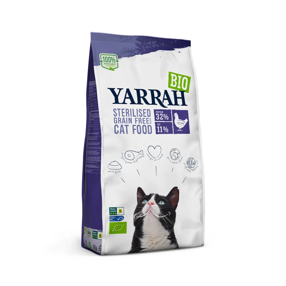 Yarrah Biol Kattenvoer Sterilised 1 Yarrah Biol Kattenvoer Sterilised