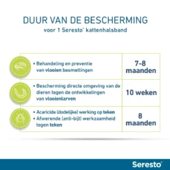 Seresto Anti Vlooien En Teken Halsband Kat Tot 8 Kg 6 Seresto Anti Vlooien En Teken Halsband Kat Tot 8 Kg -Exporteren Dieren Vreugd Winkel 1020538 3