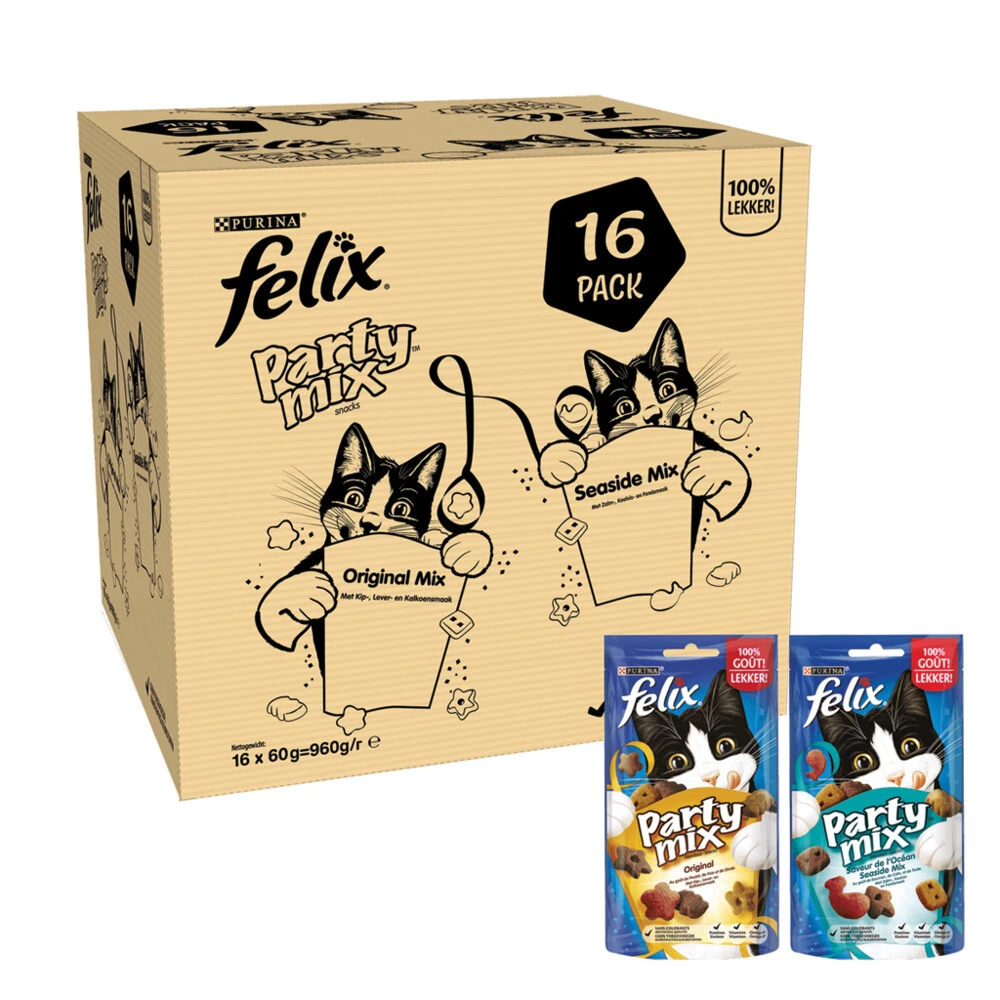 Felix Snack Party Mix Multipack 1 Felix Snack Party Mix Multipack