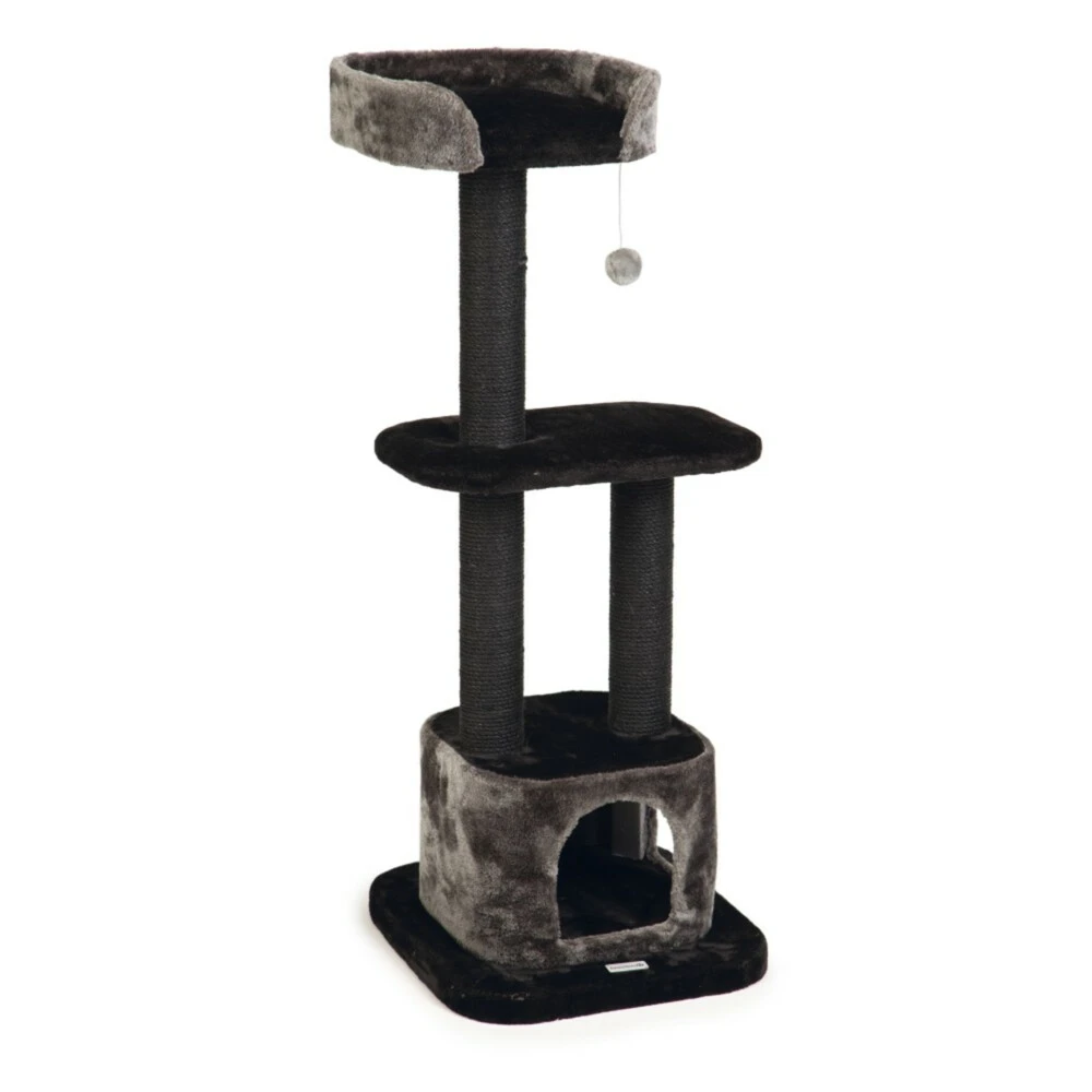 Beeztees Krabmeubel Bondica Zwart - Grijs 1 Beeztees Krabmeubel Bondica Zwart - Grijs