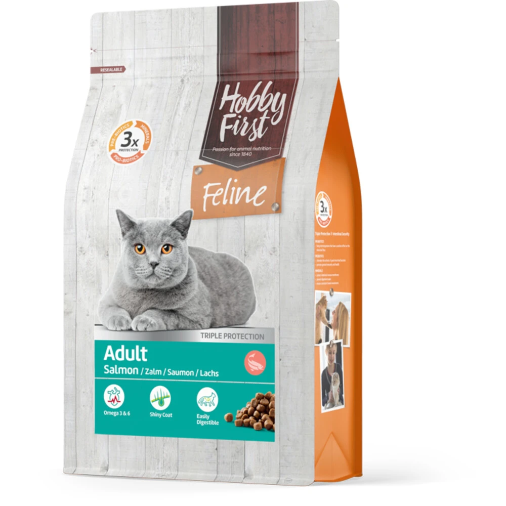 Hobby First Feline Adult Zalm 1 Hobby First Feline Adult Zalm