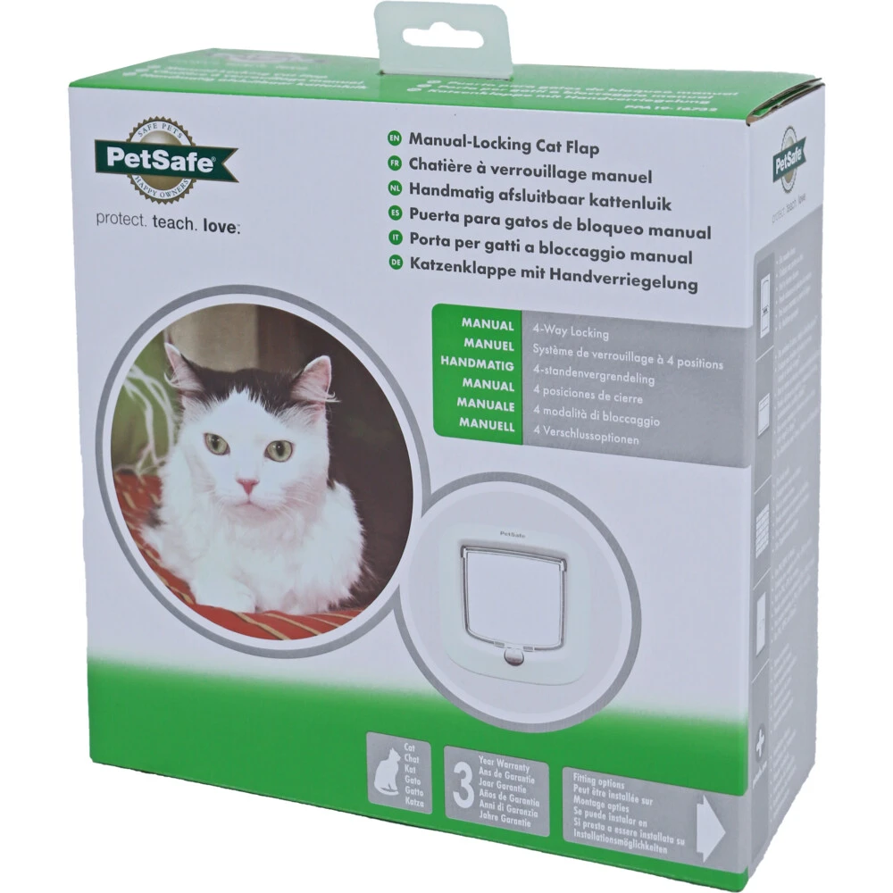 Petsafe Kattendeur 4lock Wit 2 Petsafe Kattendeur 4lock Wit - Afbeelding 2