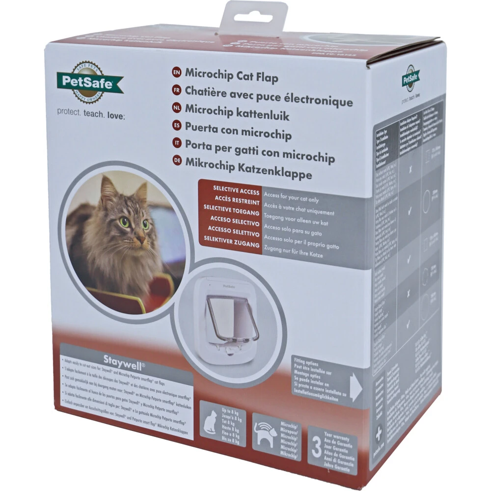 Petsafe Kattendeur Microchip Wit 2 Petsafe Kattendeur Microchip Wit - Afbeelding 2