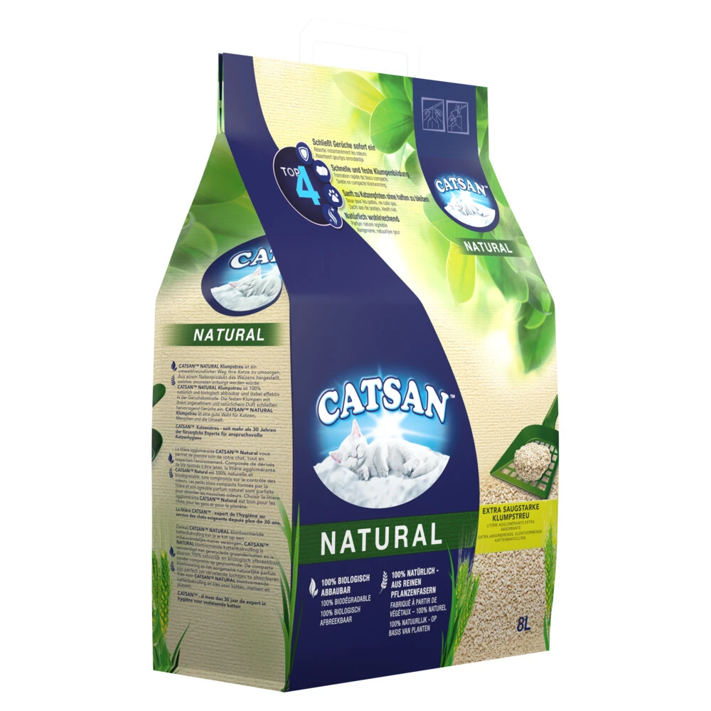 Catsan Kattenbakvulling Natural 2 Catsan Kattenbakvulling Natural - Afbeelding 2