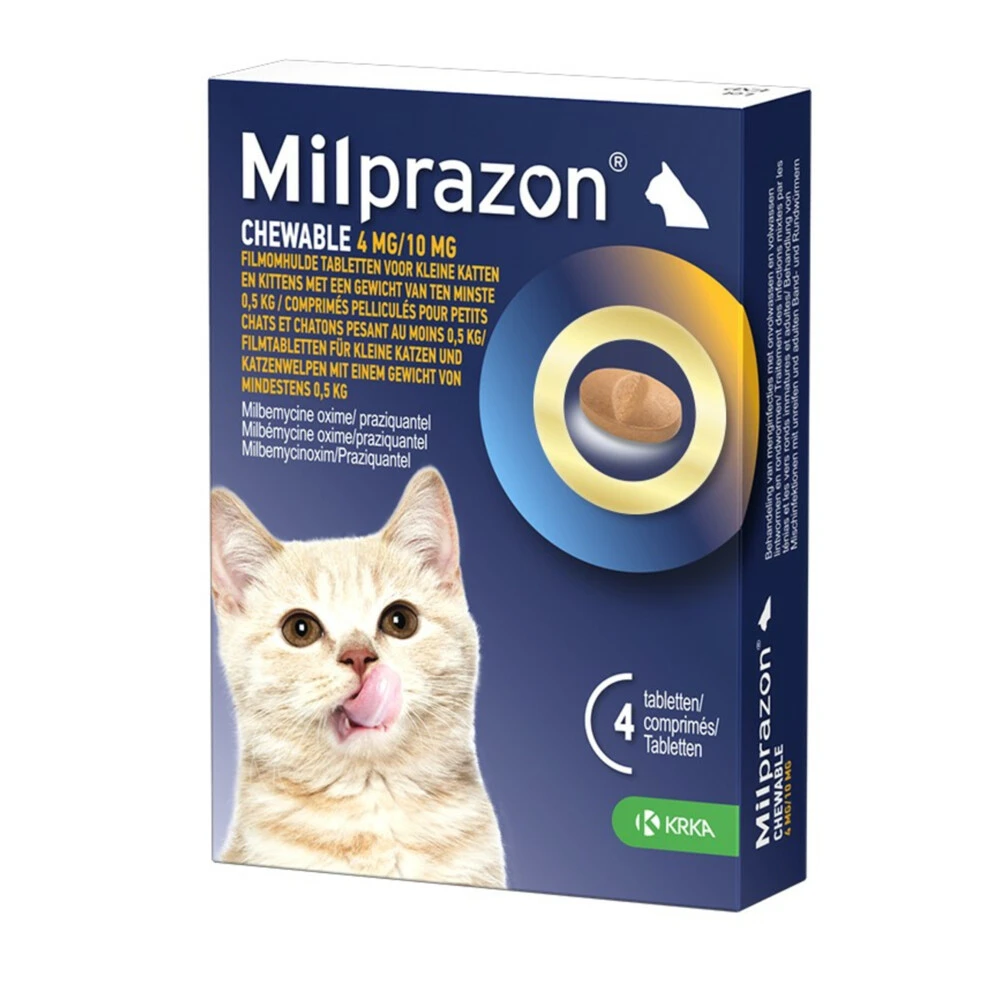 Milprazon Ontworming Kauwtabletten Kleine Kat 1 Milprazon Ontworming Kauwtabletten Kleine Kat