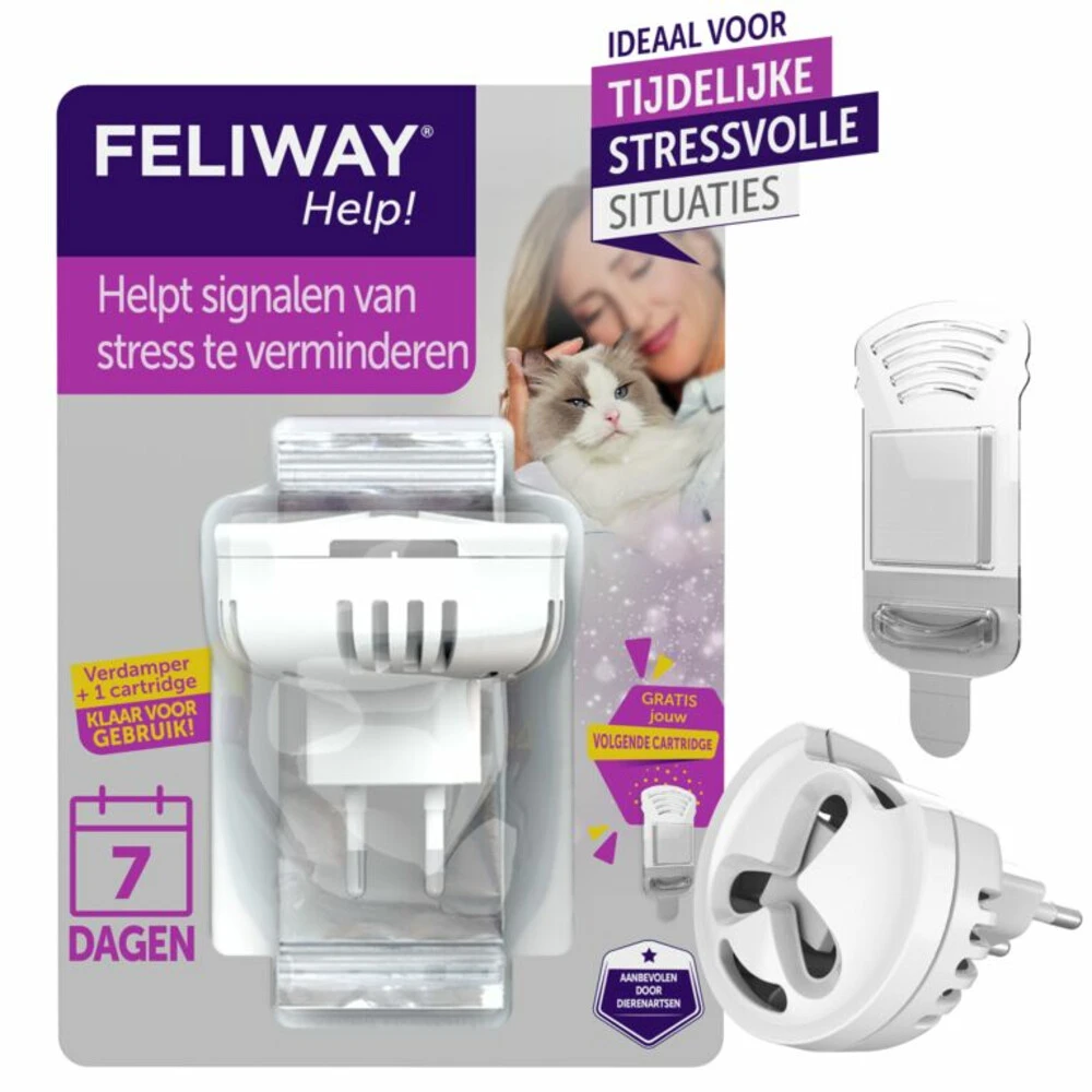 Feliway Help! Verdamper + Navulling 1 Feliway Help! Verdamper + Navulling