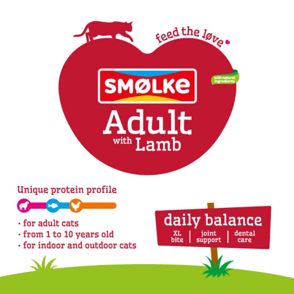 Smolke Kattenvoer Adult Lam 2 Smolke Kattenvoer Adult Lam - Afbeelding 2