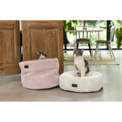 Designed By Lotte Kattenmand Ribbed Lichtgrijs -Exporteren Dieren Vreugd Winkel 1040290 5
