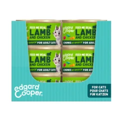 18x Edgard & Cooper Kattenvoer Chunks Lam - Kip