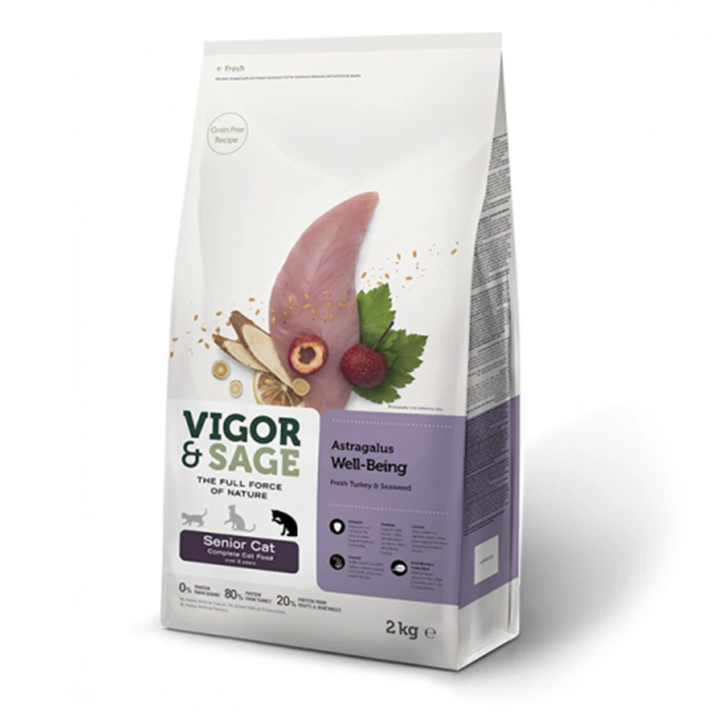 Vigor & Sage Kattenvoer Senior Well-Being Astragalus 1 Vigor & Sage Kattenvoer Senior Well-Being Astragalus