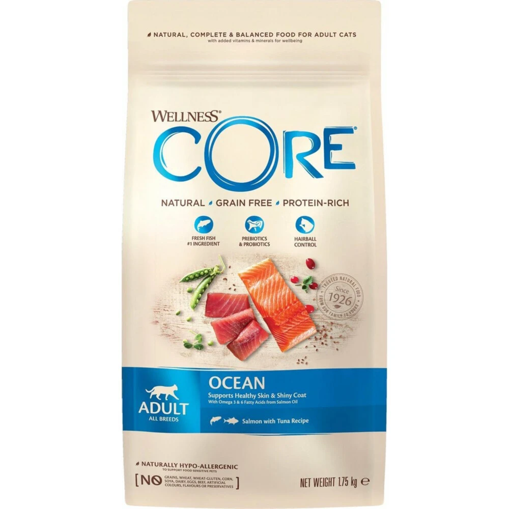 4x Wellness Core Kattenvoer Original Zalm - Tonijn 1 4x Wellness Core Kattenvoer Original Zalm - Tonijn