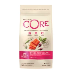 4x Wellness Core Kattenvoer Sterilised Zalm