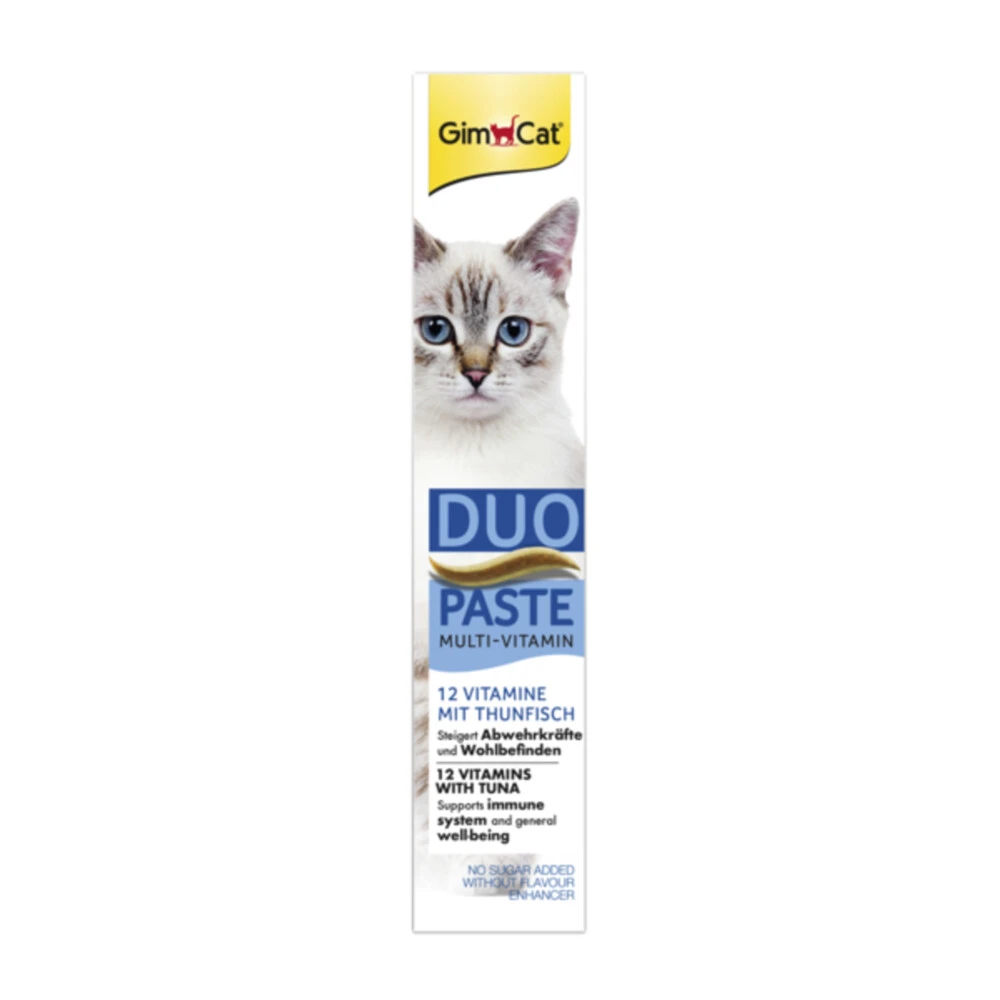 8x GimCat Multi-Vitamin Duo-Pasta Tonijn - Vitamines 1 8x GimCat Multi-Vitamin Duo-Pasta Tonijn - Vitamines