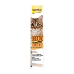 8x GimCat Anti-Hairball Duo-Paste Kaas - Mout