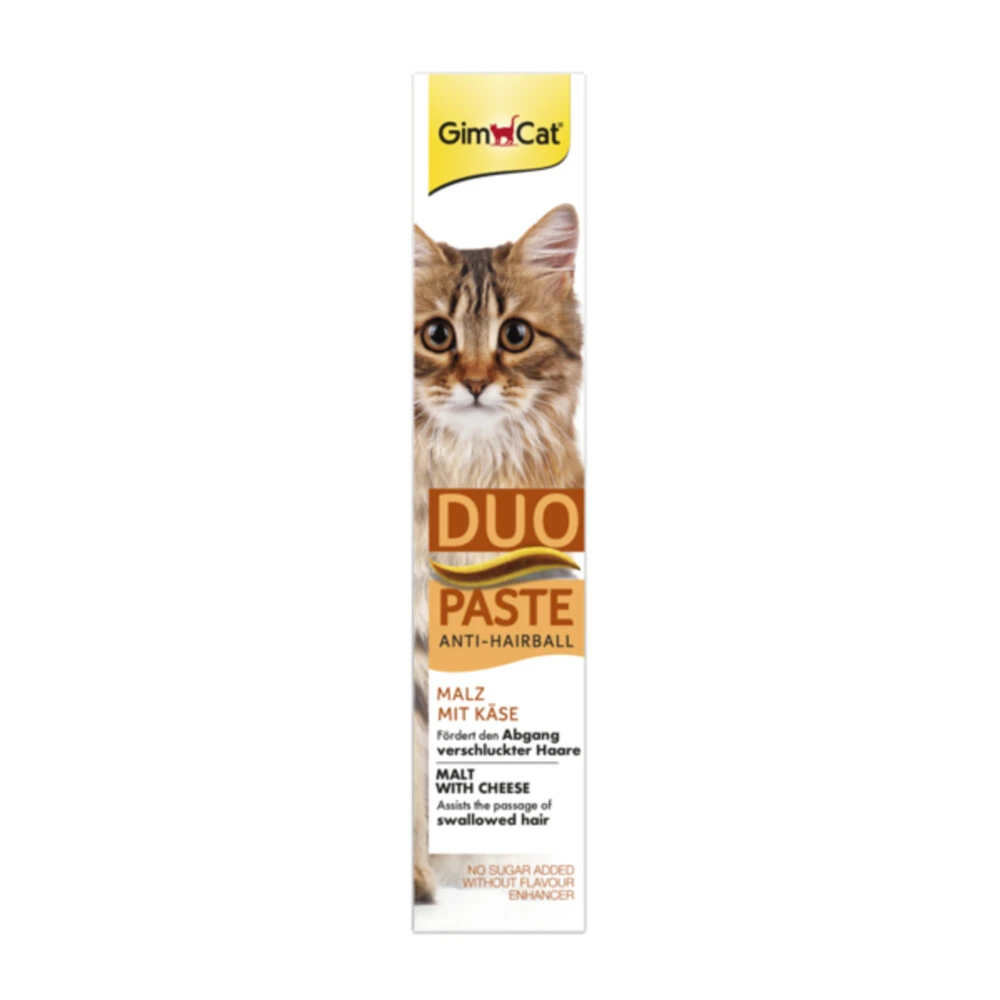 8x GimCat Anti-Hairball Duo-Paste Kaas - Mout 1 8x GimCat Anti-Hairball Duo-Paste Kaas - Mout