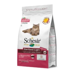 Schesir Kattenvoer Dry Sterilized Ham -Exporteren Dieren Vreugd Winkel 1050468 3