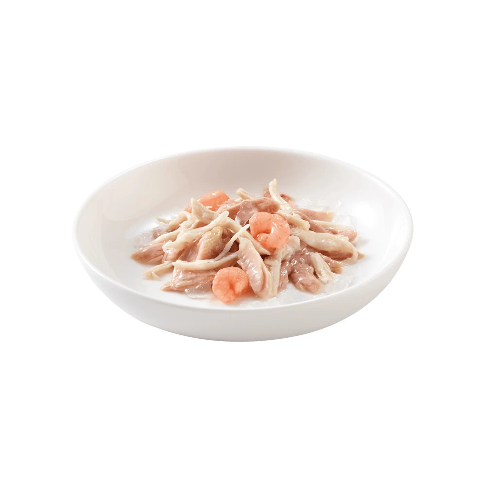 30x Schesir Kattenvoer Tonijn - Kip - Garnaal In Gelei 2 30x Schesir Kattenvoer Tonijn - Kip - Garnaal In Gelei - Afbeelding 2