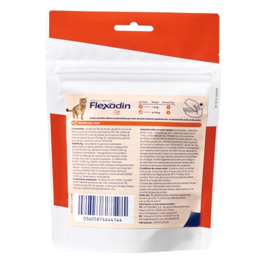 Flexadin Cat Kauwbrokjes 2 Flexadin Cat Kauwbrokjes - Afbeelding 2
