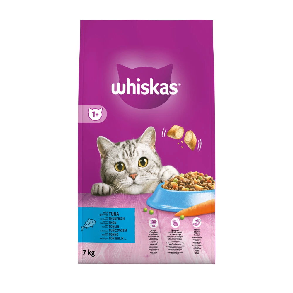 Whiskas Droog Adult Tonijn 1 Whiskas Droog Adult Tonijn