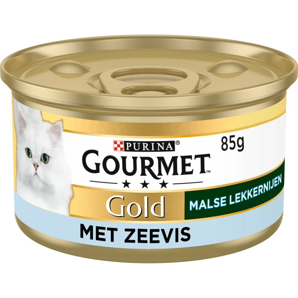 24x Gourmet Gold Blik Malse Lekkernijen Zeevis 1 24x Gourmet Gold Blik Malse Lekkernijen Zeevis