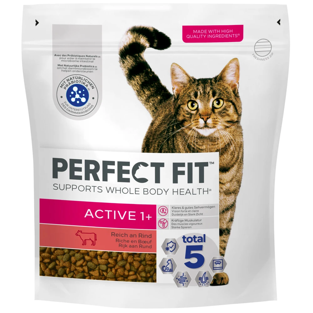 Perfect Fit Droogvoer Adult Active Rund 1 Perfect Fit Droogvoer Adult Active Rund