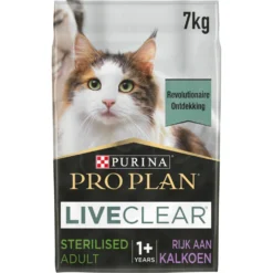 Pro Plan LiveClear Sterilised Adult 1+ Kalkoen