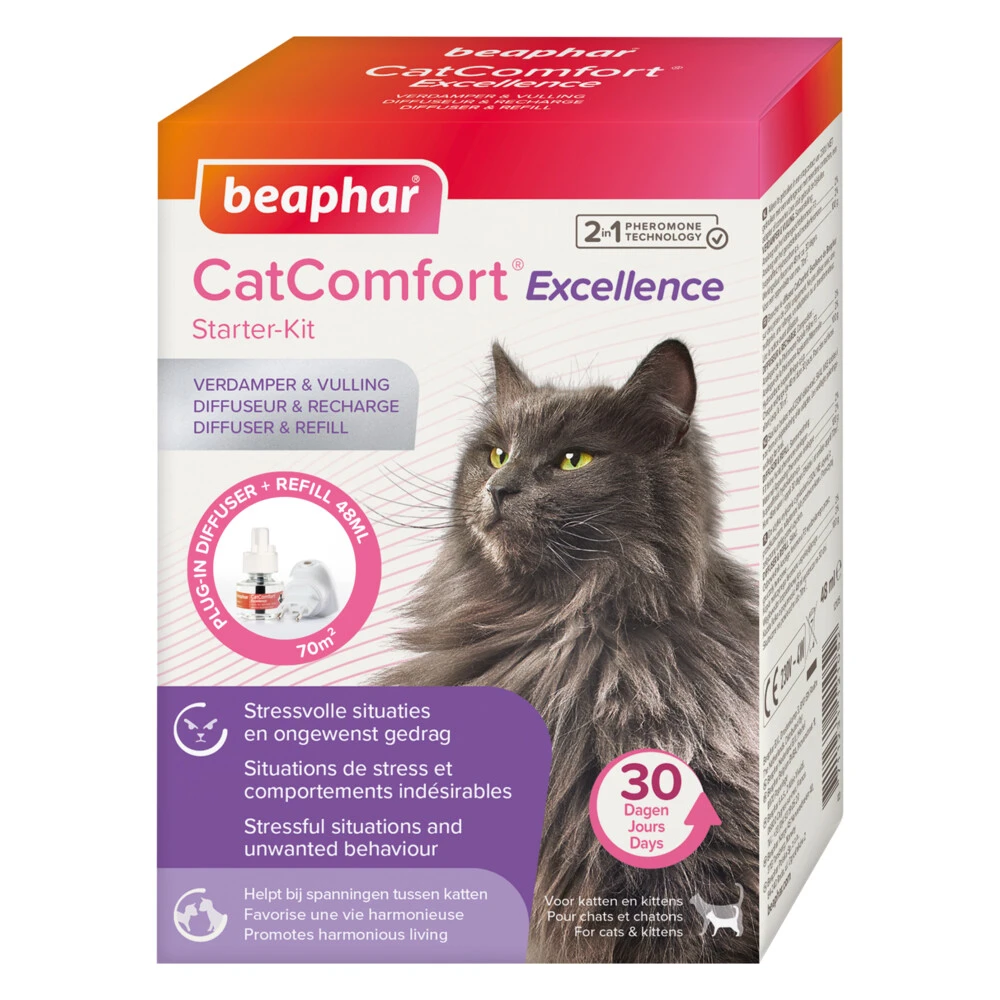 Beaphar CatComfort Excellence Starterskit Verdamper & Navulling 1 Beaphar CatComfort Excellence Starterskit Verdamper & Navulling