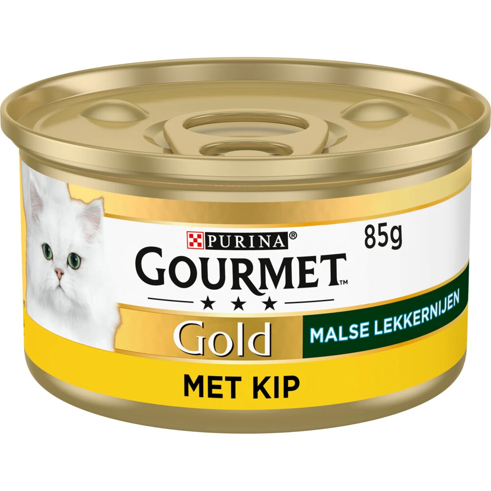 24x Gourmet Gold Blik Malse Lekkernijen Kip 1 24x Gourmet Gold Blik Malse Lekkernijen Kip
