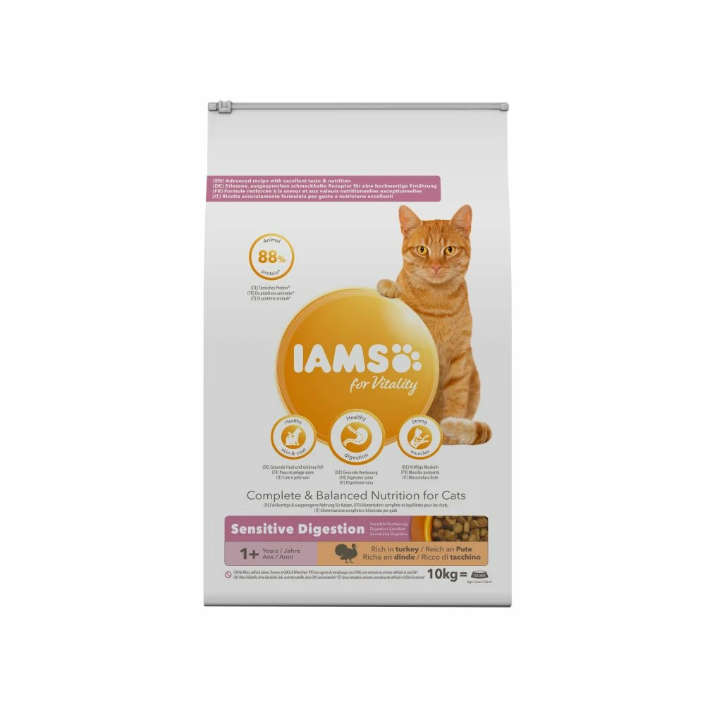 Iams Cat Adult Sensitive Digestion Turkey 1 Iams Cat Adult Sensitive Digestion Turkey