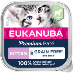 16x Eukanuba Lams Pate Graanvrij Kitten