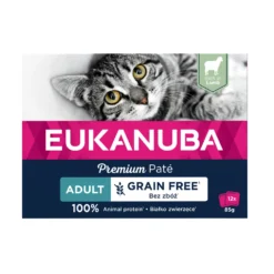 Eukanuba Lams Pate Graanvrij Adult Kat Multi-Pack