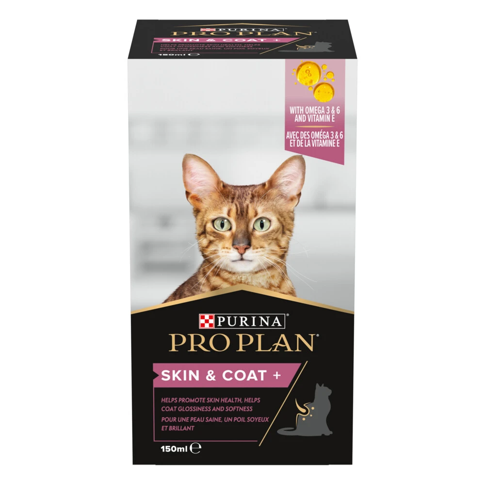 Pro Plan Supplement Olie Voor Katten Skin & Coat 1 Pro Plan Supplement Olie Voor Katten Skin & Coat