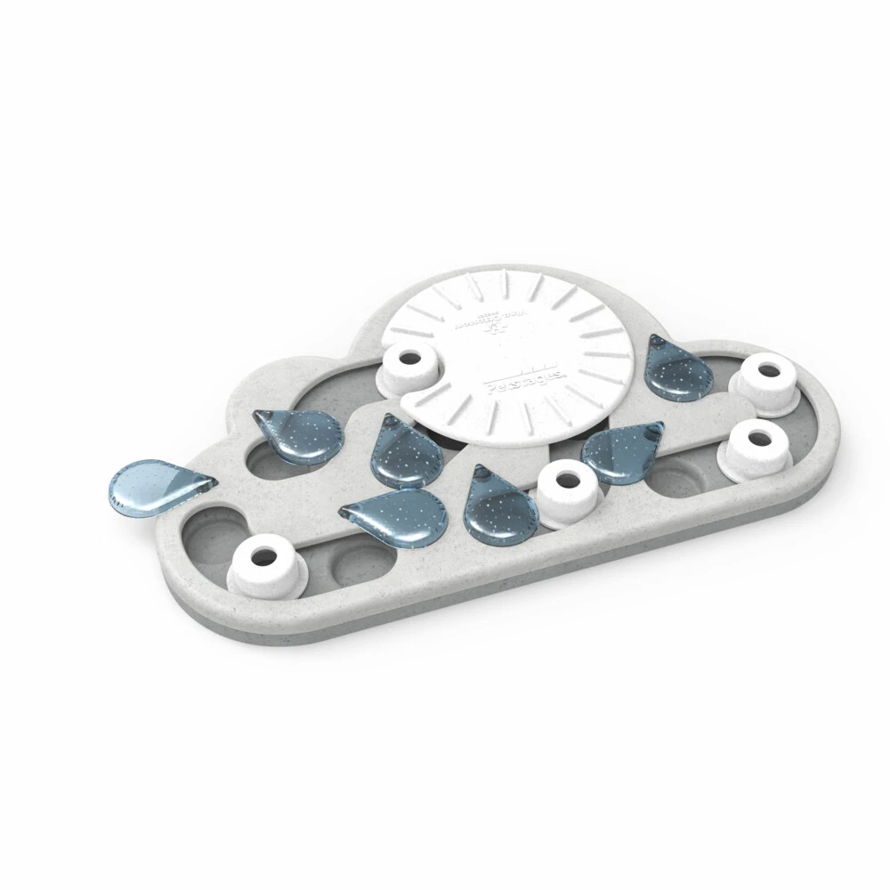 Petstages Nina Ottosson Puzzle & Play Rainy Day Kat Wit 1 Petstages Nina Ottosson Puzzle & Play Rainy Day Kat Wit