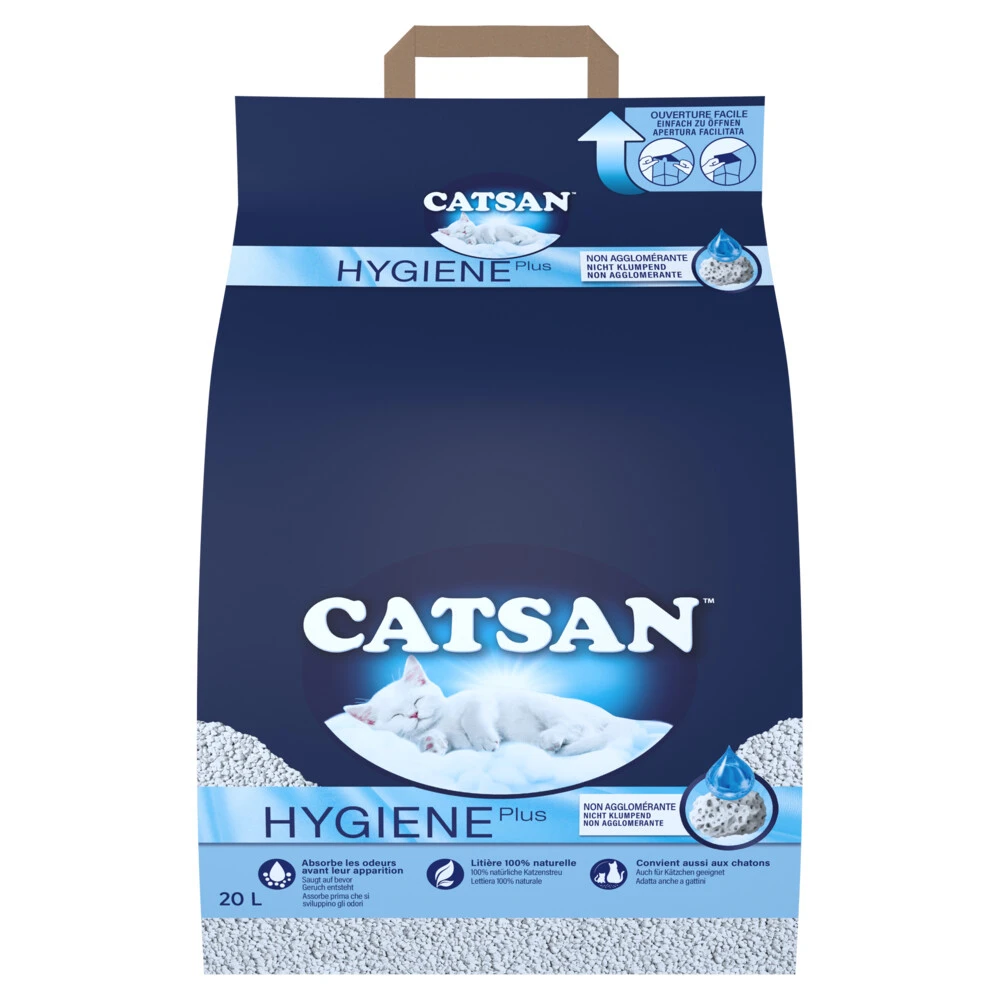 Catsan Hygiene Plus Kattenbakvulling 1 Catsan Hygiene Plus Kattenbakvulling