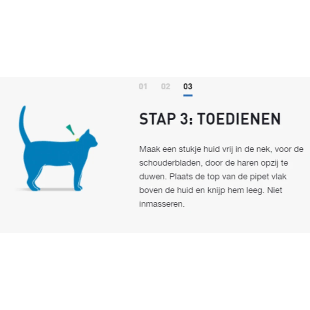 Frontline Spot On Anti Vlooien En Teken Druppels Kat Vanaf 1 Kg 4 Frontline Spot On Anti Vlooien En Teken Druppels Kat Vanaf 1 Kg - Afbeelding 4